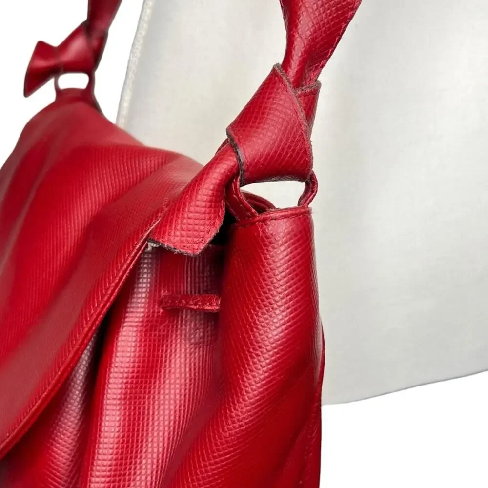 Bottega Veneta Red Women’s Crossbody Messenger Satchel